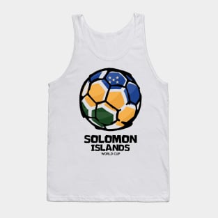 Solomon Islands Football Country Flag Tank Top